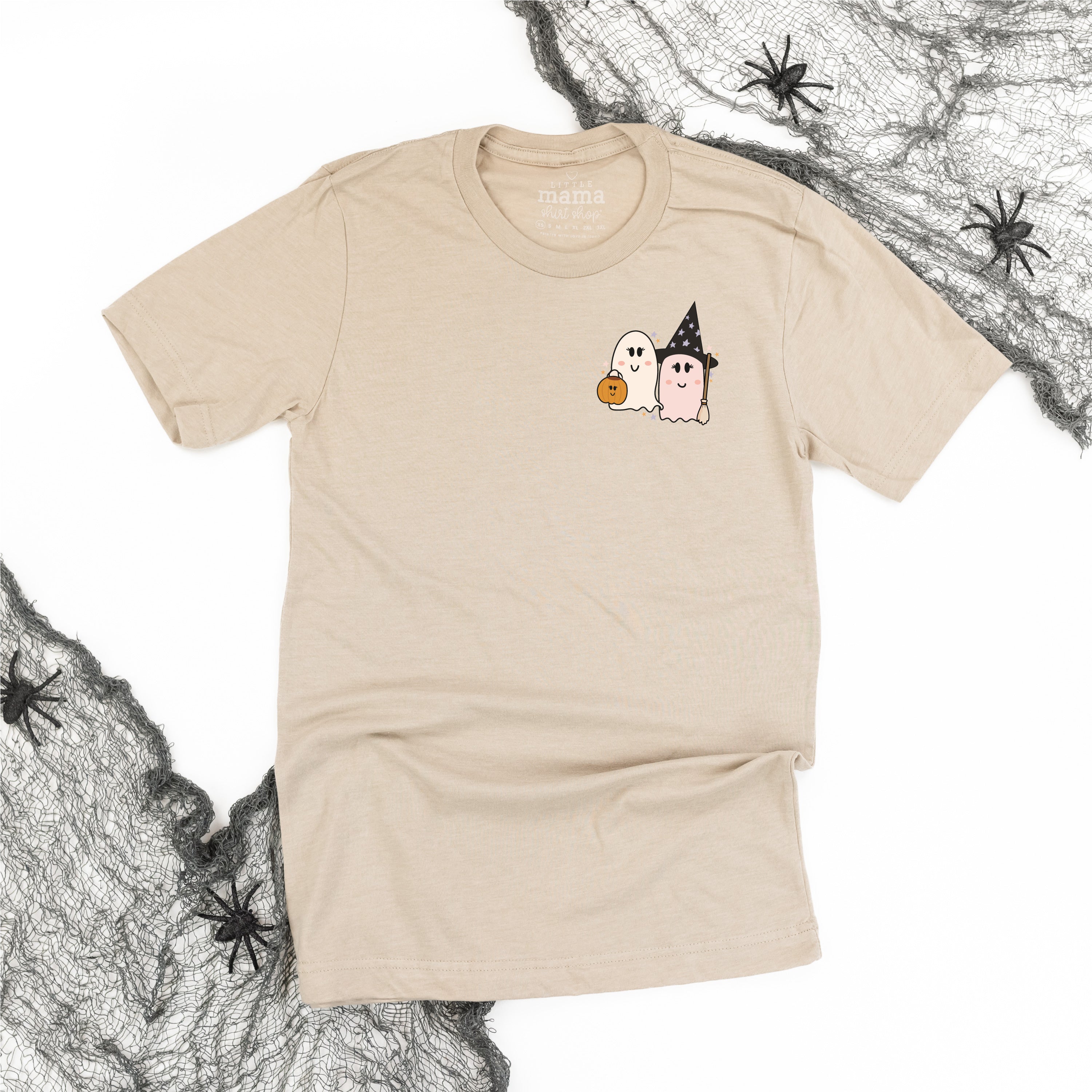 Ghosty Girls - POCKET DESIGN - Unisex Tee Little Mama Shirt Shop