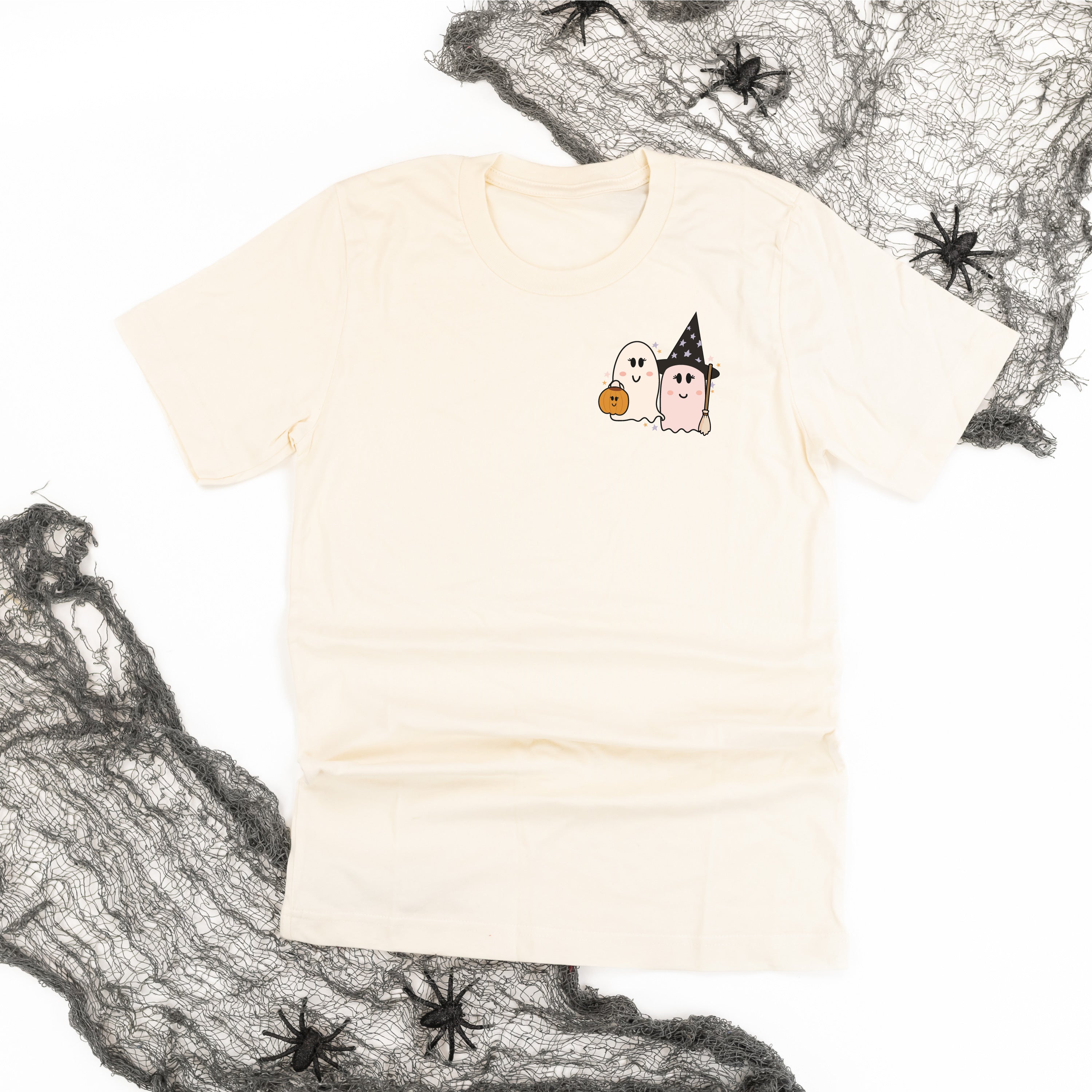 Ghosty Girls - POCKET DESIGN - Unisex Tee Little Mama Shirt Shop