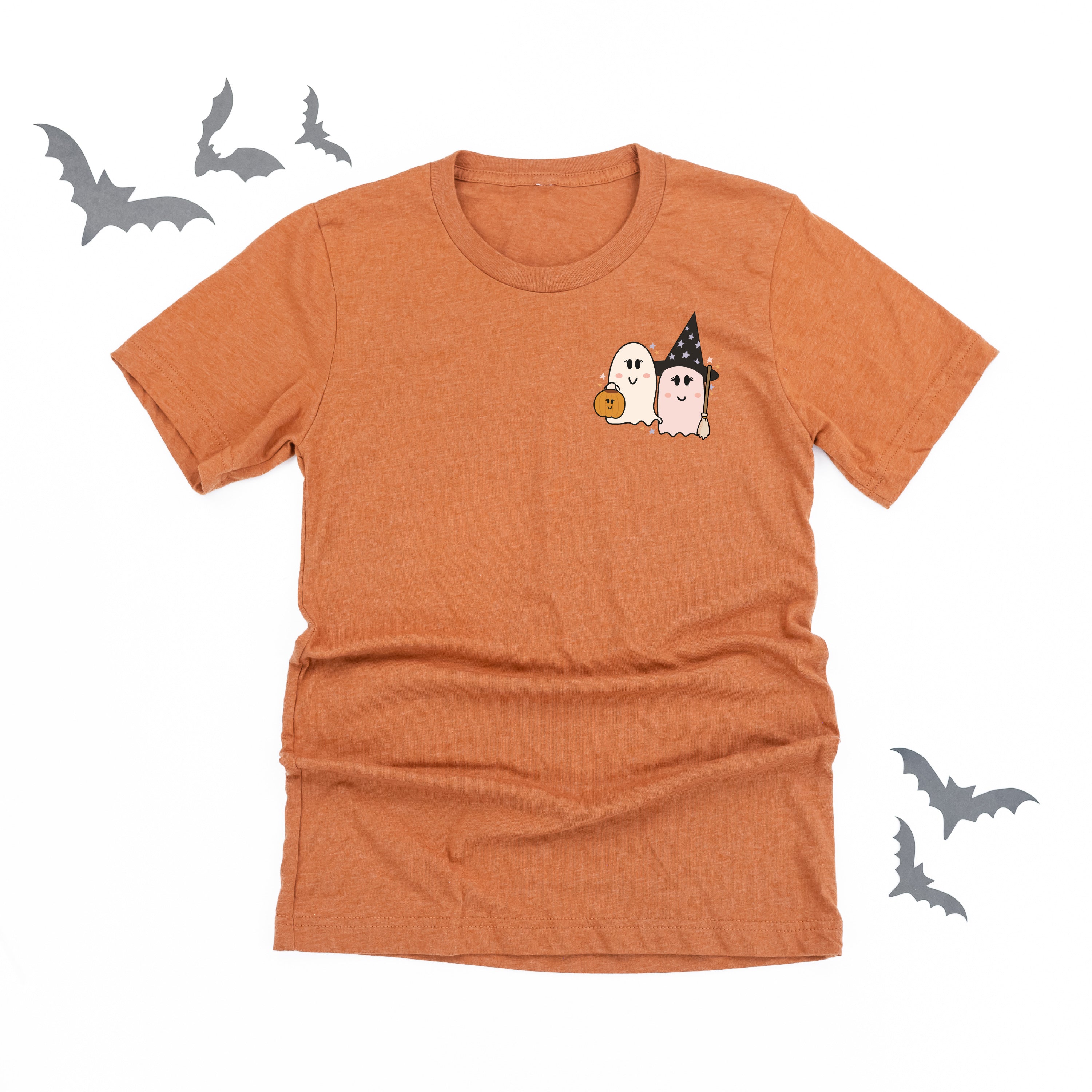 Ghosty Girls - POCKET DESIGN - Unisex Tee Little Mama Shirt Shop