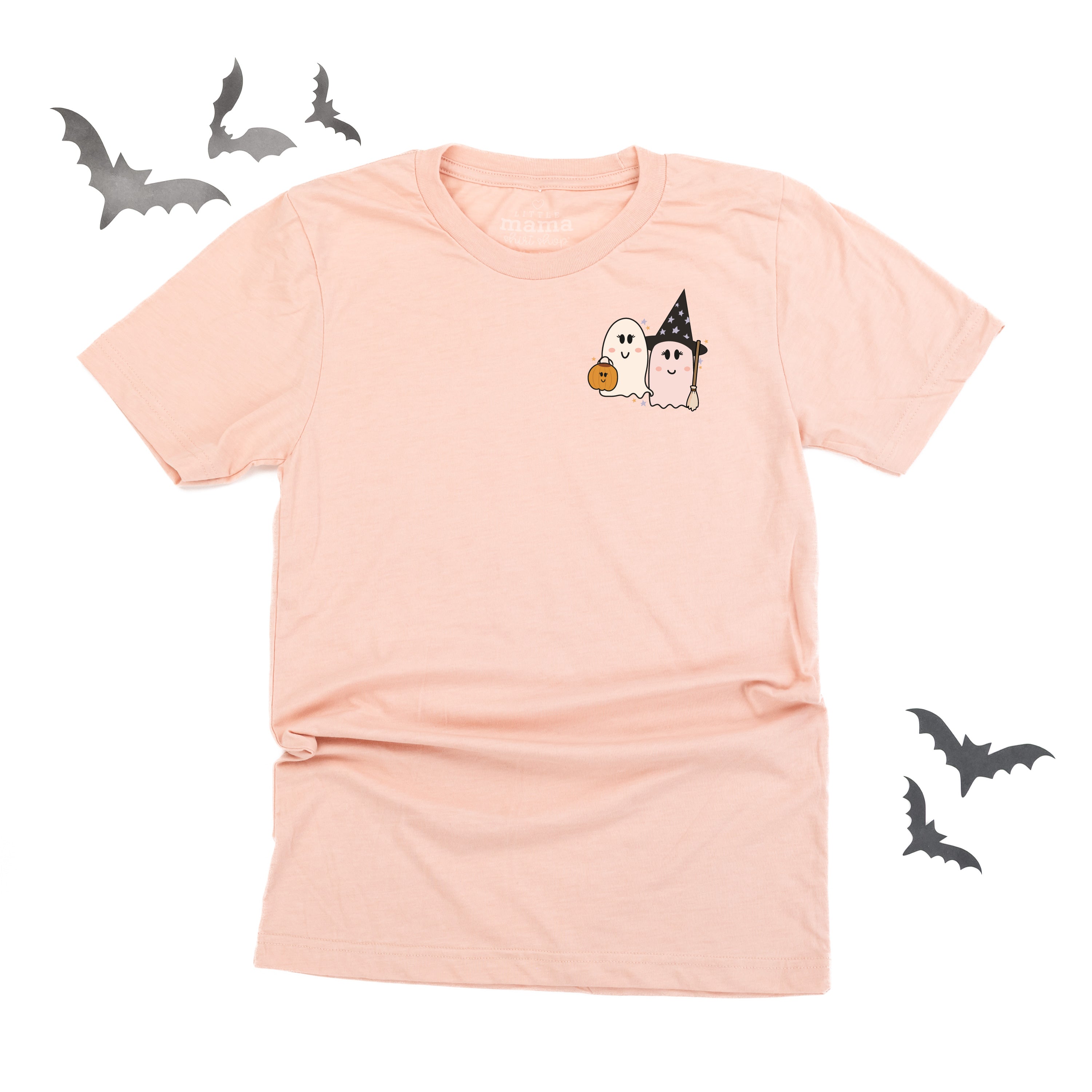 Ghosty Girls - POCKET DESIGN - Unisex Tee Little Mama Shirt Shop