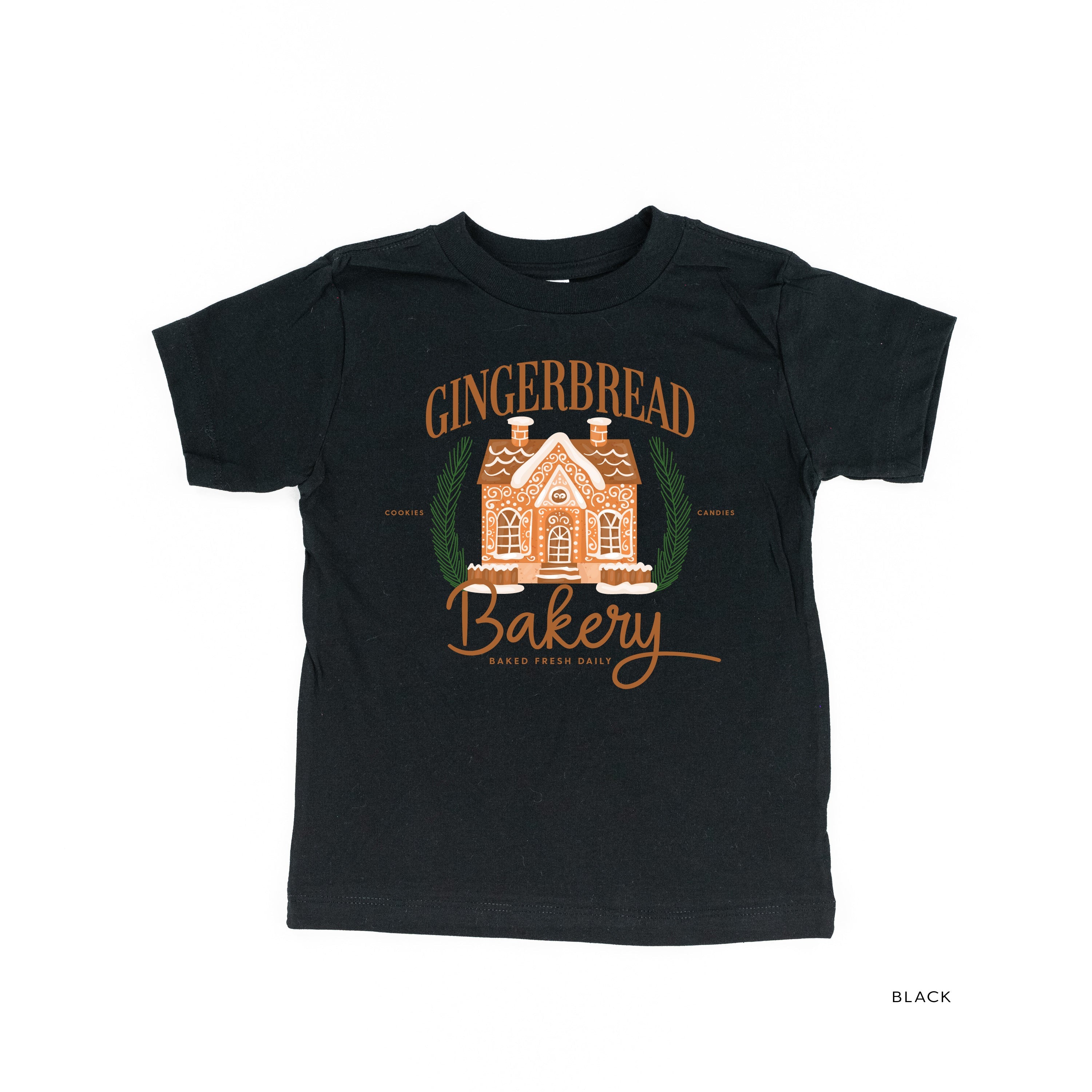 Gingerbread Bakery - Child Tee Little Mama Shirt Shop