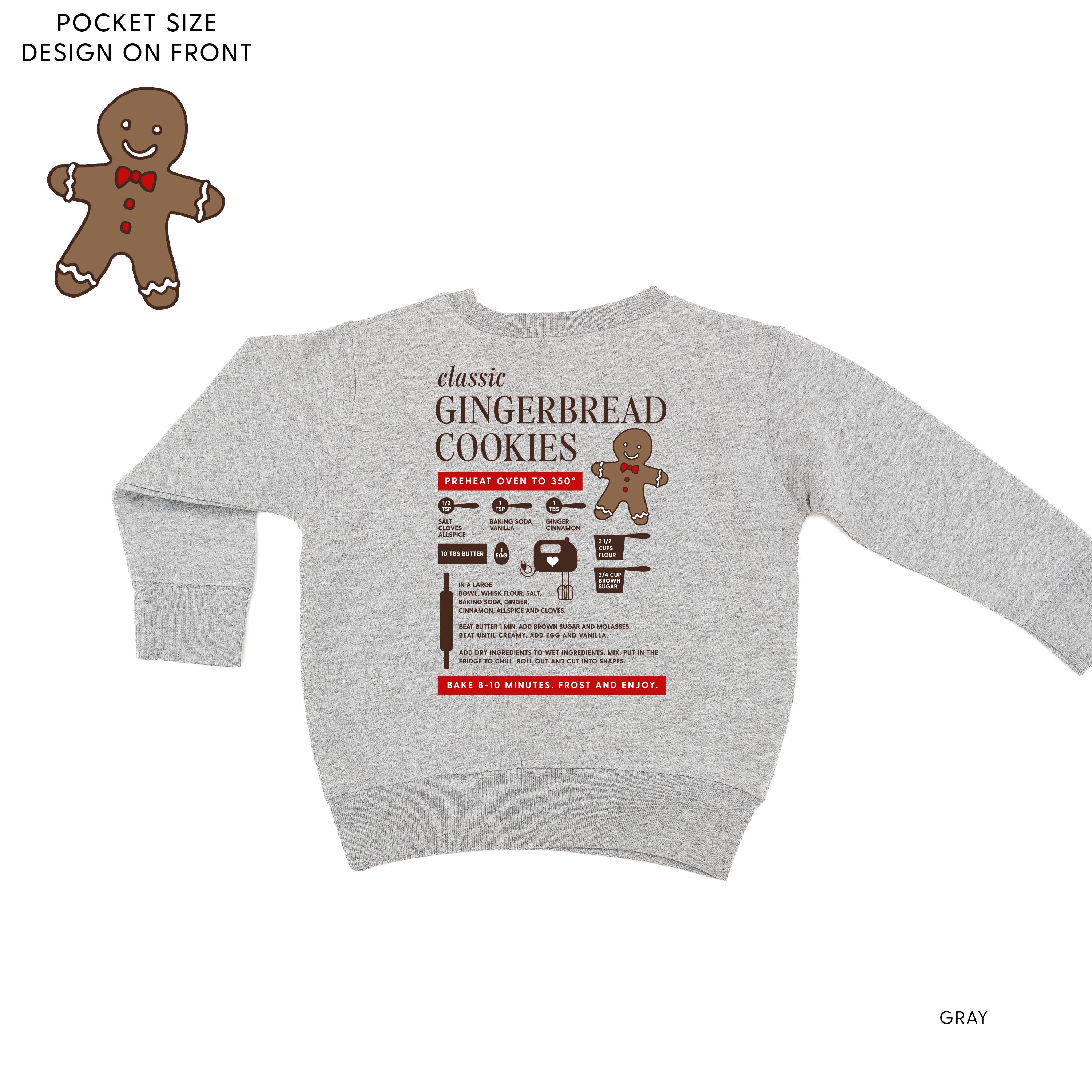 Gingerbread Cookie Recipe (pf&b) - Child Sweater Little Mama Shirt Shop