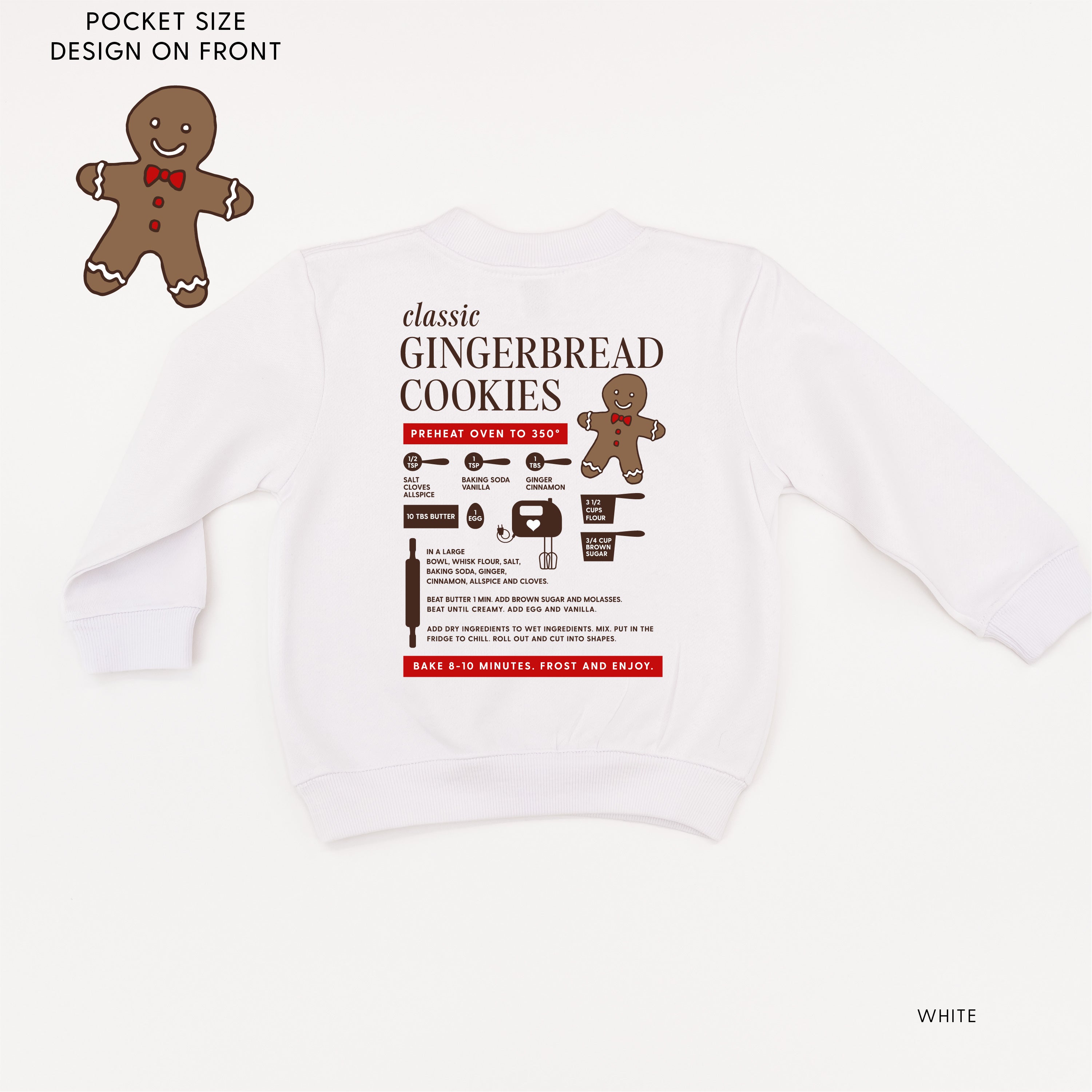 Gingerbread Cookie Recipe (pf&b) - Child Sweater Little Mama Shirt Shop