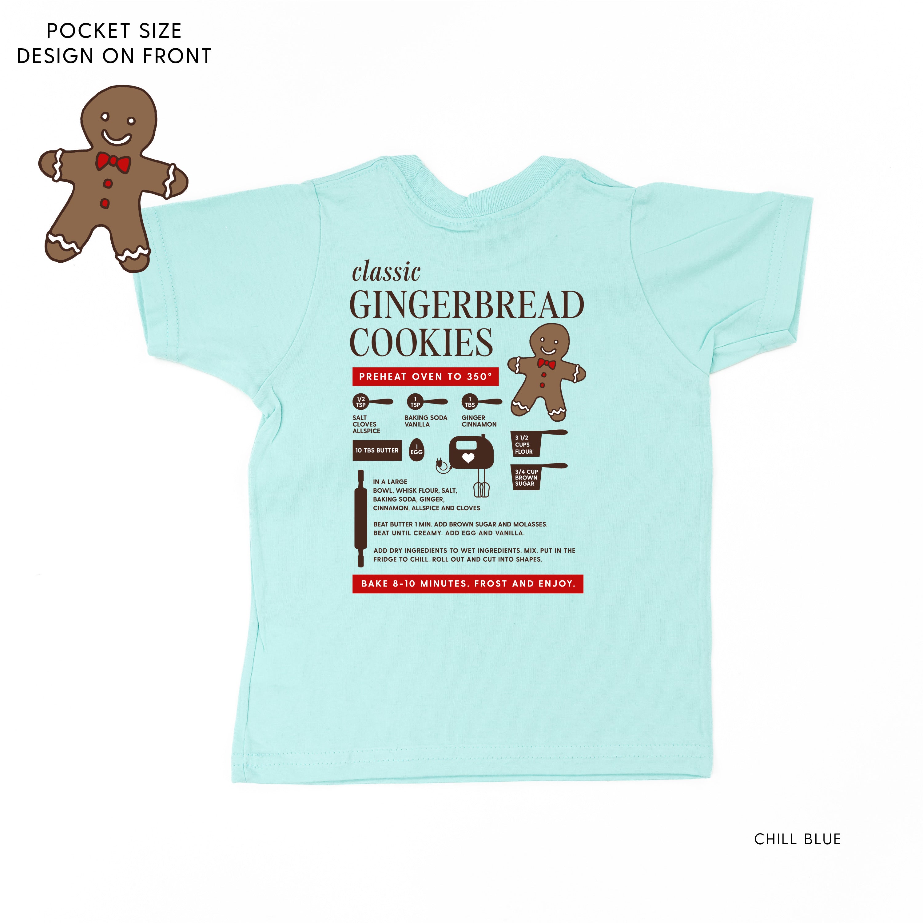 Gingerbread Cookie Recipe (pf&b) - Child Tee Little Mama Shirt Shop