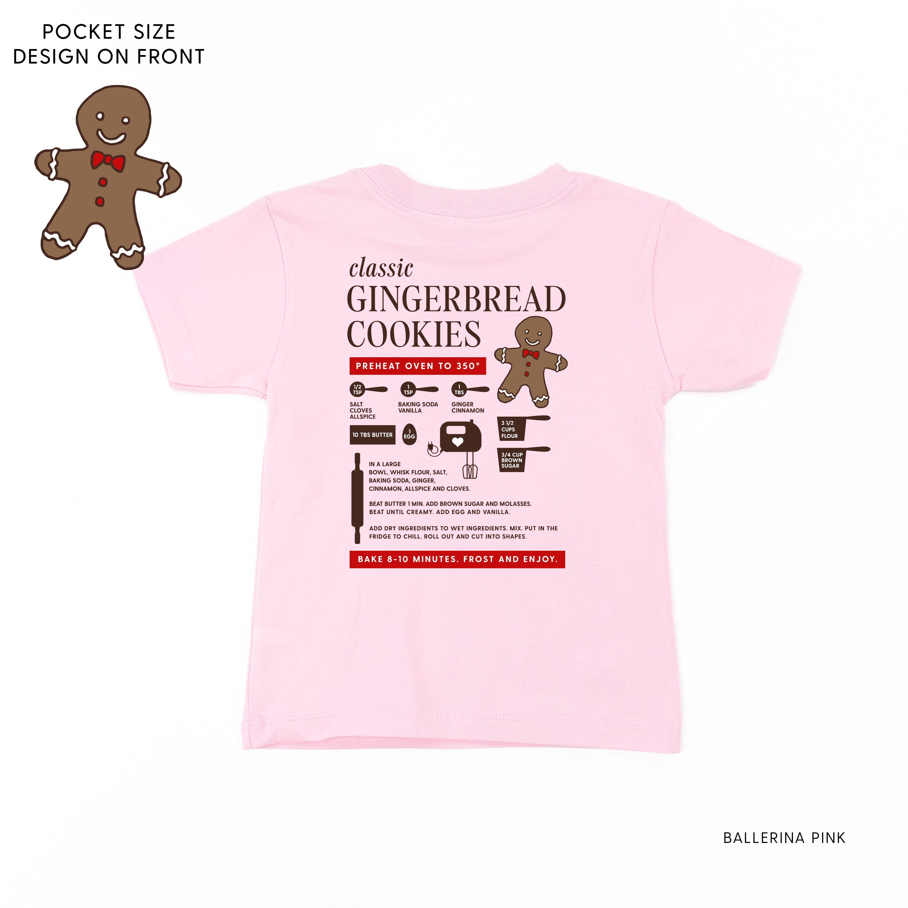 Gingerbread Cookie Recipe (pf&b) - Child Tee Little Mama Shirt Shop