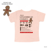 Gingerbread Cookie Recipe (pf&b) - Child Tee Little Mama Shirt Shop