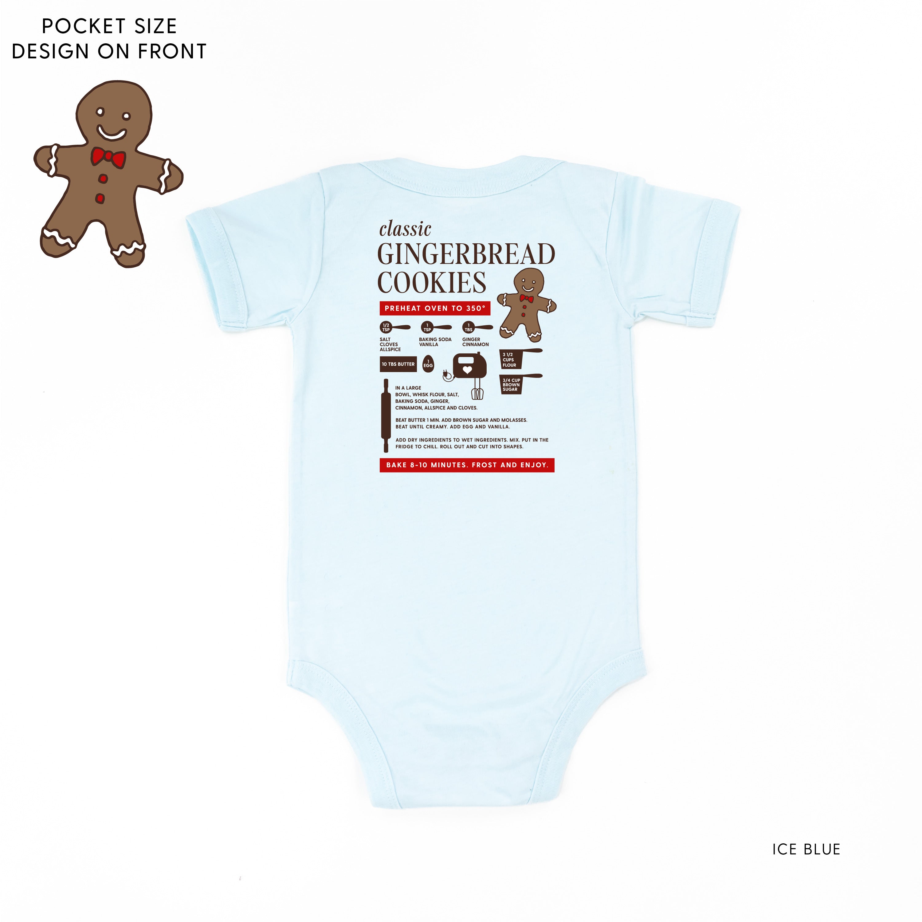 Gingerbread Cookie Recipe (pf&b) - Child Tee Little Mama Shirt Shop