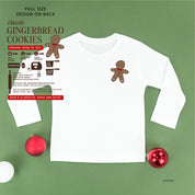 Gingerbread Cookie Recipe (pf&b) - Child LONG SLEEVE Tee Little Mama Shirt Shop