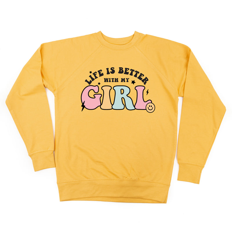 THE RETRO EDIT - Life is Better with My Girl (Singular) - Lightweight Pullover Sweater