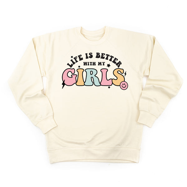 THE RETRO EDIT - Life is Better with My Girls (Plural) - Lightweight Pullover Sweater