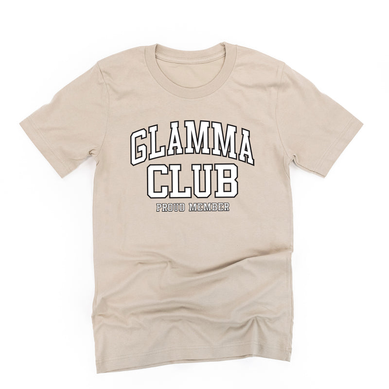 Varsity Style - GLAMMA Club - Proud Member - Unisex Tee