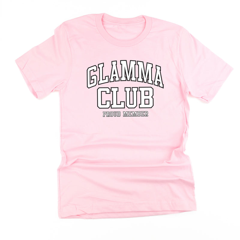 Varsity Style - GLAMMA Club - Proud Member - Unisex Tee