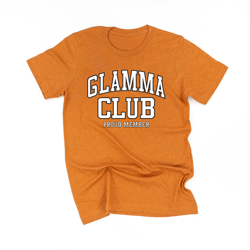 Varsity Style - GLAMMA Club - Proud Member - Unisex Tee