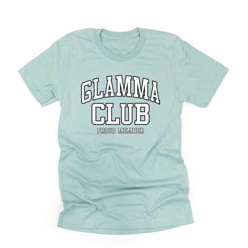 Varsity Style - GLAMMA Club - Proud Member - Unisex Tee