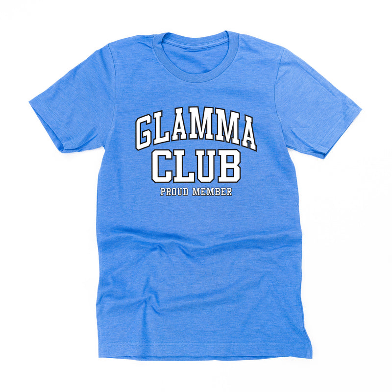 Varsity Style - GLAMMA Club - Proud Member - Unisex Tee