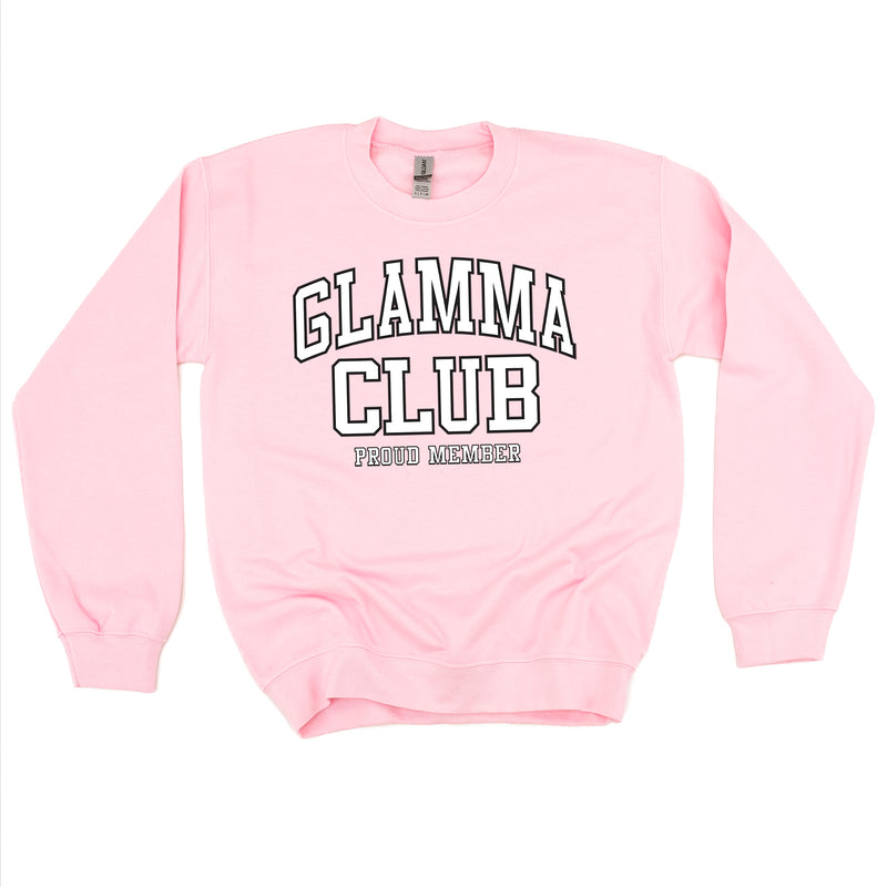 Varsity Style - GLAMMA Club - Proud Member - BASIC FLEECE CREWNECK