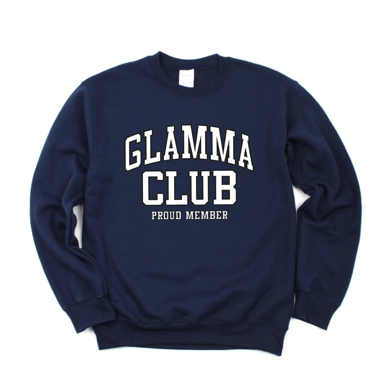 Varsity Style - GLAMMA Club - Proud Member - BASIC FLEECE CREWNECK