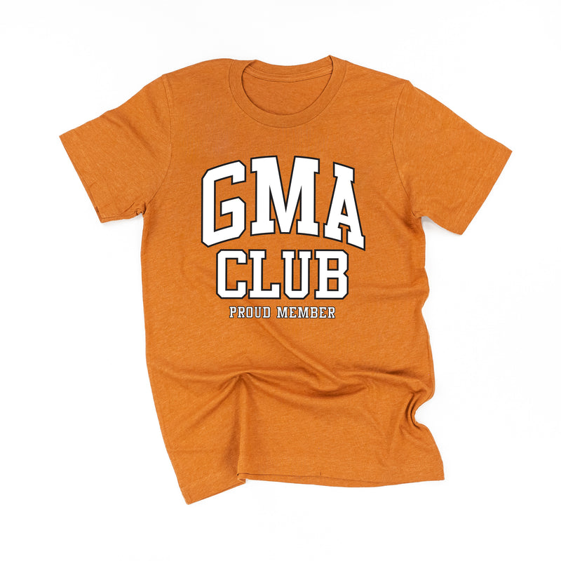 Varsity Style - GMA Club - Proud Member - Unisex Tee