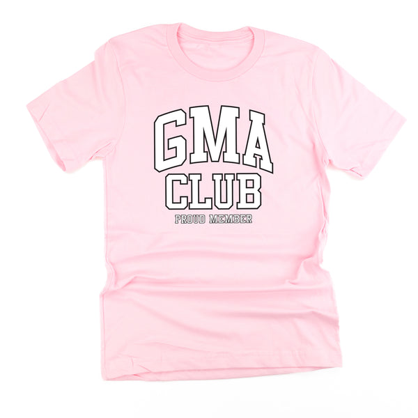 Varsity Style - GMA Club - Proud Member - Unisex Tee