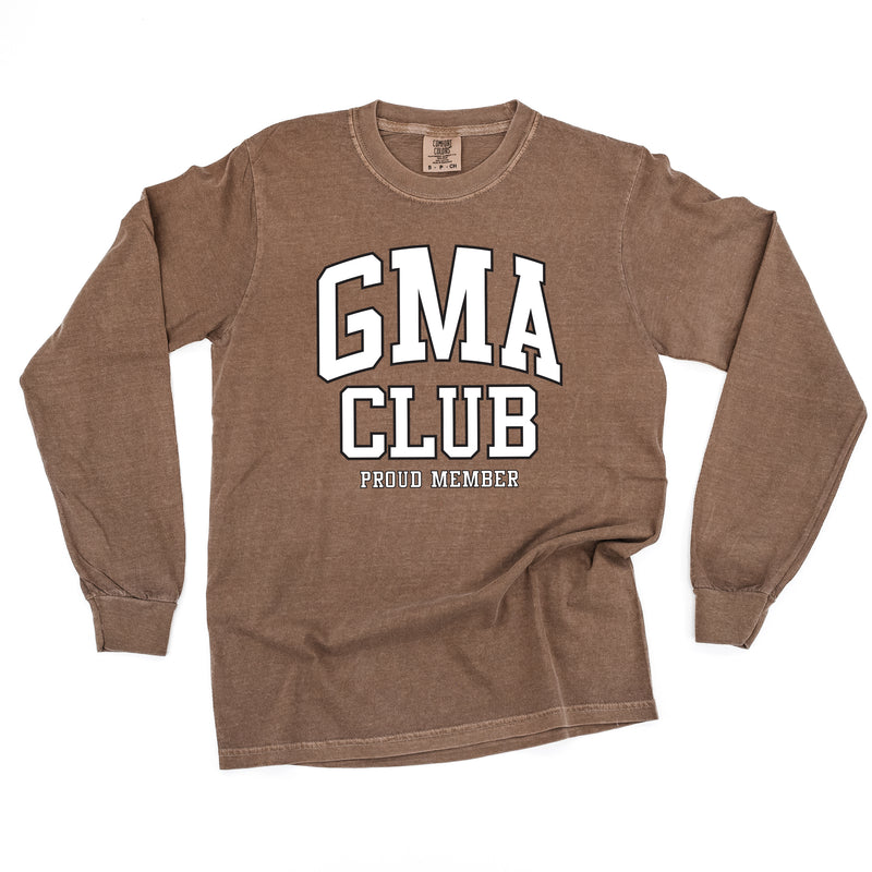 Varsity Style - GMA Club - Proud Member - LONG SLEEVE COMFORT COLORS TEE