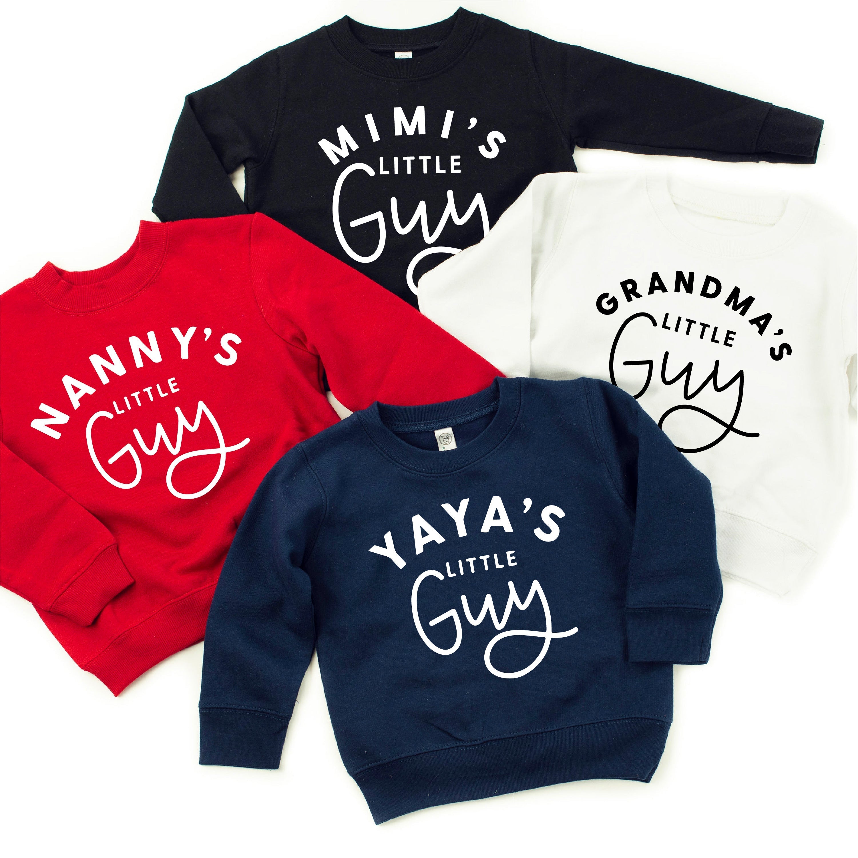 "____ Little Guy" - (PERSONALIZE IT!) - Child Sweater Little Mama Shirt Shop