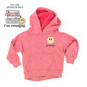 Go Away... Pocket Design on Front w/ I’m Reading. Full Design on Back - Child Hoodie