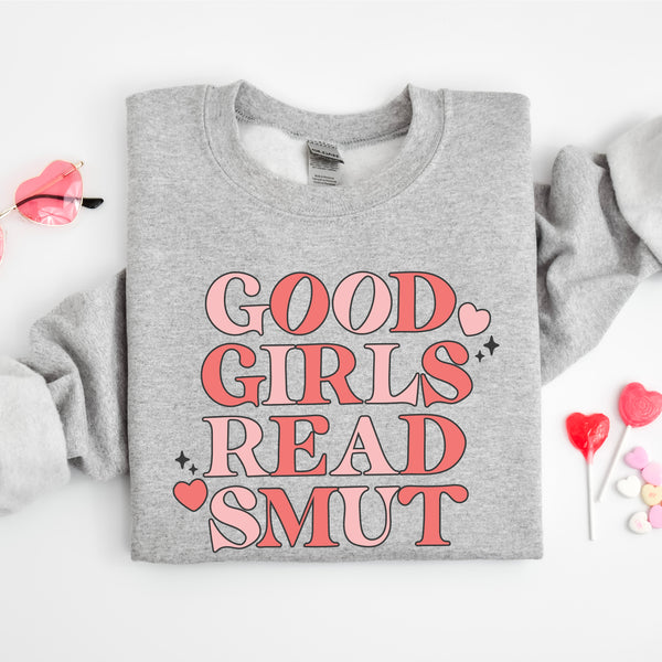 Good Girls Read Smut - BASIC FLEECE CREWNECK