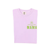 Good Vibes Mama & 3 Palm Trees (pf & b) - Comfort Colors Tee Little Mama Shirt Shop