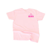Good Vibes Mama & 3 Palm Trees (pf & b) - Comfort Colors Tee Little Mama Shirt Shop