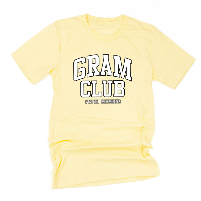 Varsity Style - GRAM Club - Proud Member - Unisex Tee