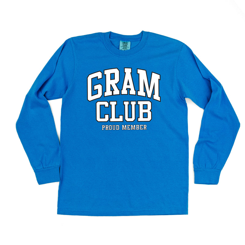 Varsity Style - GRAM Club - Proud Member - LONG SLEEVE COMFORT COLORS TEE