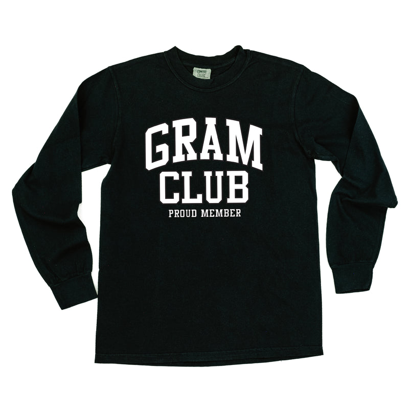 Varsity Style - GRAM Club - Proud Member - LONG SLEEVE COMFORT COLORS TEE