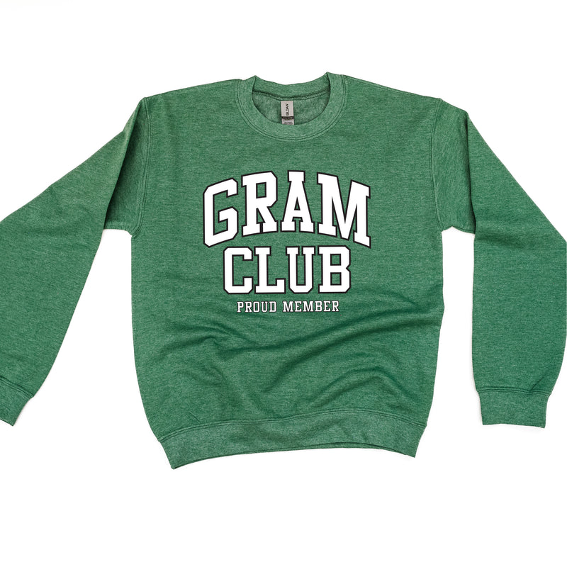 Varsity Style - GRAM Club - Proud Member - BASIC FLEECE CREWNECK