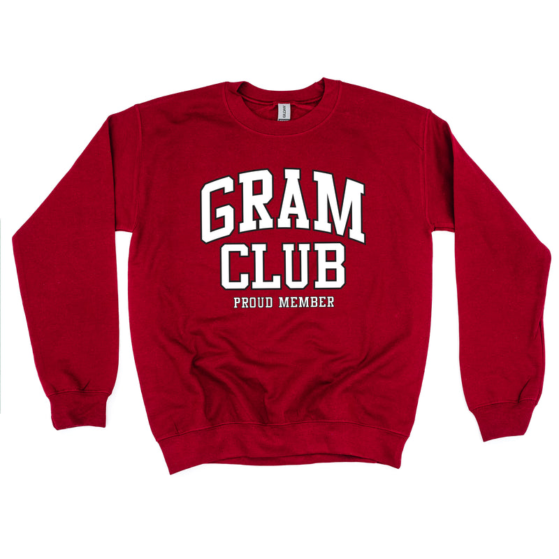 Varsity Style - GRAM Club - Proud Member - BASIC FLEECE CREWNECK