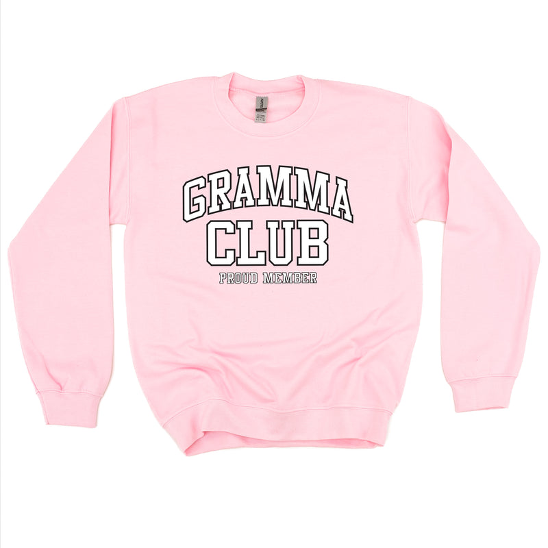 Varsity Style - GRAMMA Club - Proud Member - BASIC FLEECE CREWNECK