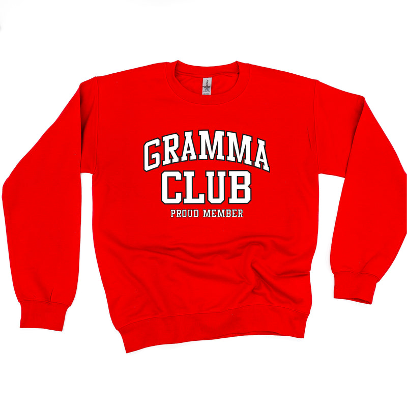 Varsity Style - GRAMMA Club - Proud Member - BASIC FLEECE CREWNECK