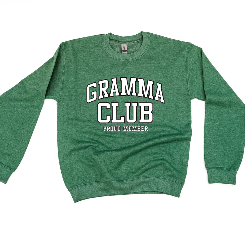 Varsity Style - GRAMMA Club - Proud Member - BASIC FLEECE CREWNECK