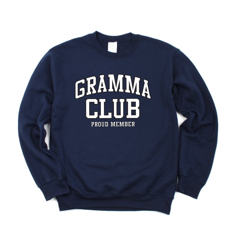 Varsity Style - GRAMMA Club - Proud Member - BASIC FLEECE CREWNECK