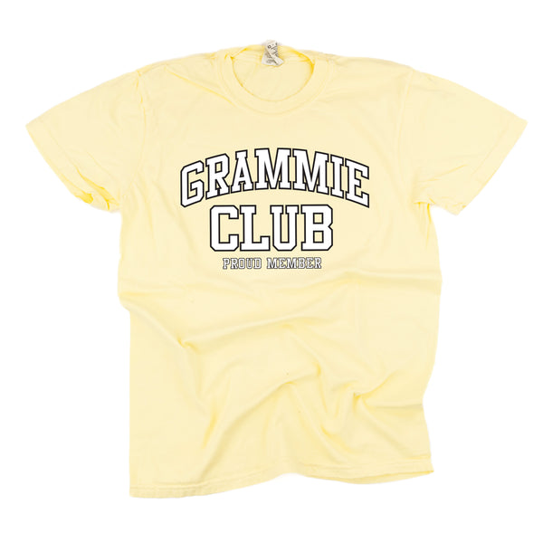 Varsity Style - GRAMMIE Club - Proud Member - SHORT SLEEVE COMFORT COLORS TEE