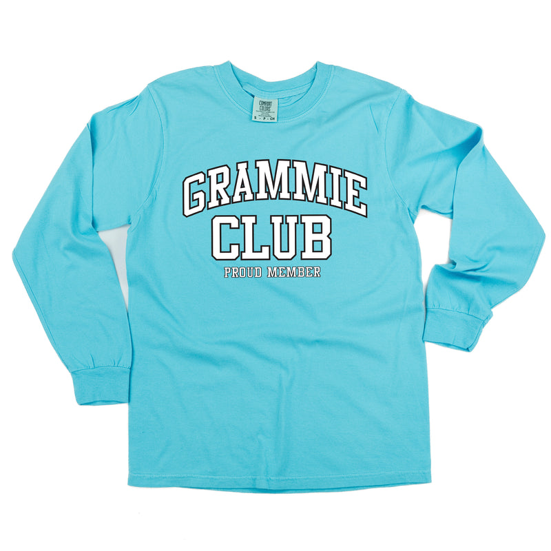 Varsity Style - GRAMMIE Club - Proud Member - LONG SLEEVE COMFORT COLORS TEE