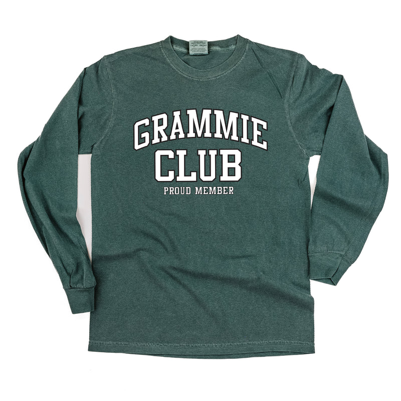 Varsity Style - GRAMMIE Club - Proud Member - LONG SLEEVE COMFORT COLORS TEE