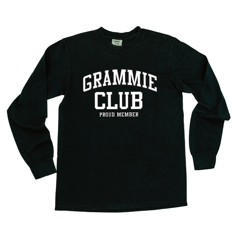 Varsity Style - GRAMMIE Club - Proud Member - LONG SLEEVE COMFORT COLORS TEE