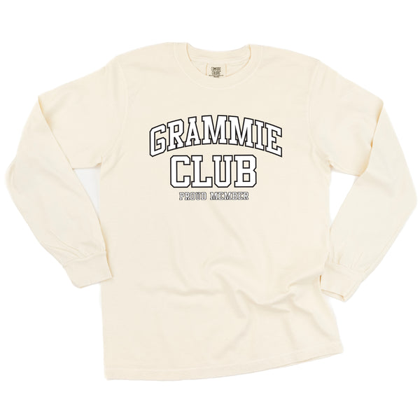 Varsity Style - GRAMMIE Club - Proud Member - LONG SLEEVE COMFORT COLORS TEE