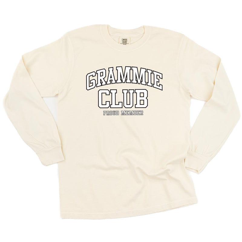 Varsity Style - GRAMMIE Club - Proud Member - LONG SLEEVE COMFORT COLORS TEE