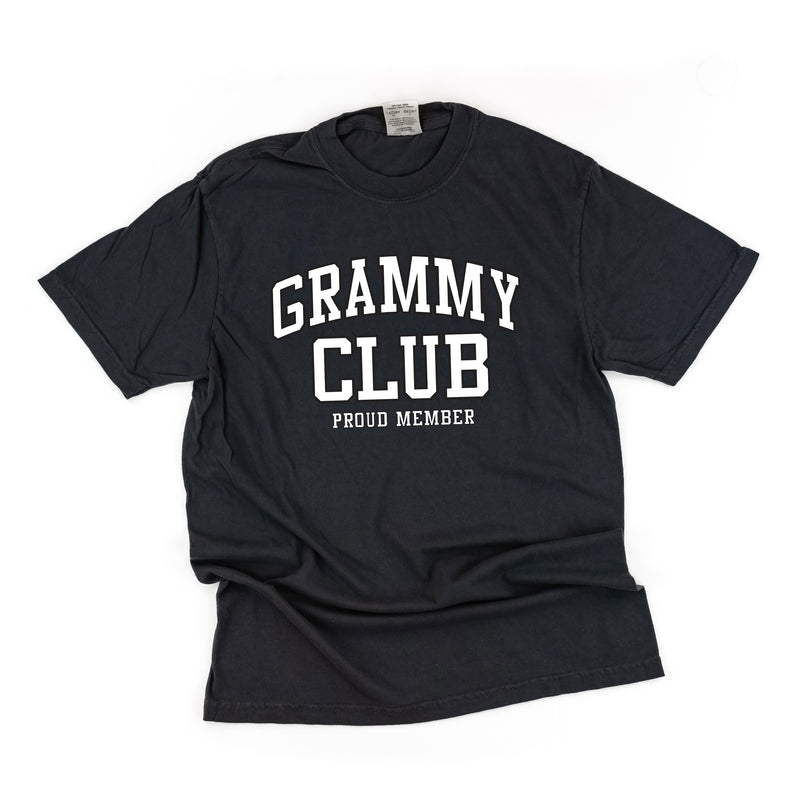 Varsity Style - GRAMMY Club - Proud Member - SHORT SLEEVE COMFORT COLORS TEE