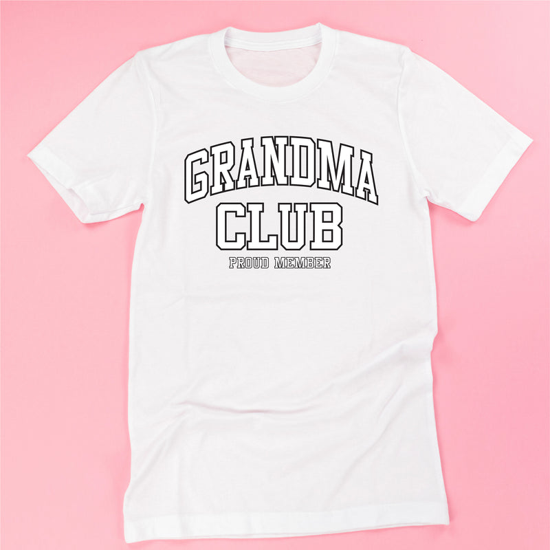 Varsity Style - GRANDMA Club - Proud Member - Unisex Tee