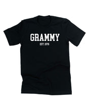 "(Choose Your Grandma Name) - Est. (Select Your Year)" - Unisex Tee Little Mama Shirt Shop