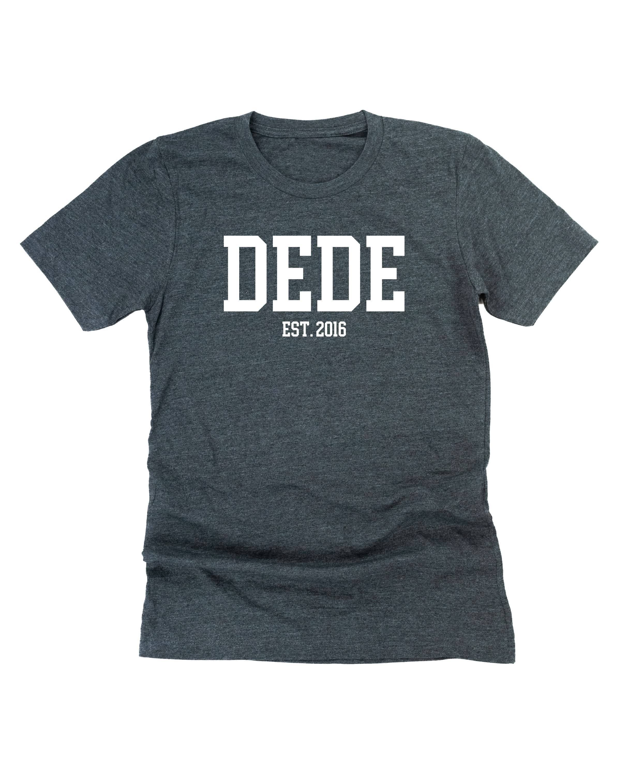 "(Choose Your Grandma Name) - Est. (Select Your Year)" - Unisex Tee Little Mama Shirt Shop