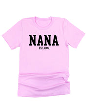 "(Choose Your Grandma Name) - Est. (Select Your Year)" - Unisex Tee Little Mama Shirt Shop