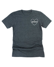 "______ (Heart Around) - (Choose Your Grandma Name)" - Unisex Tee Little Mama Shirt Shop
